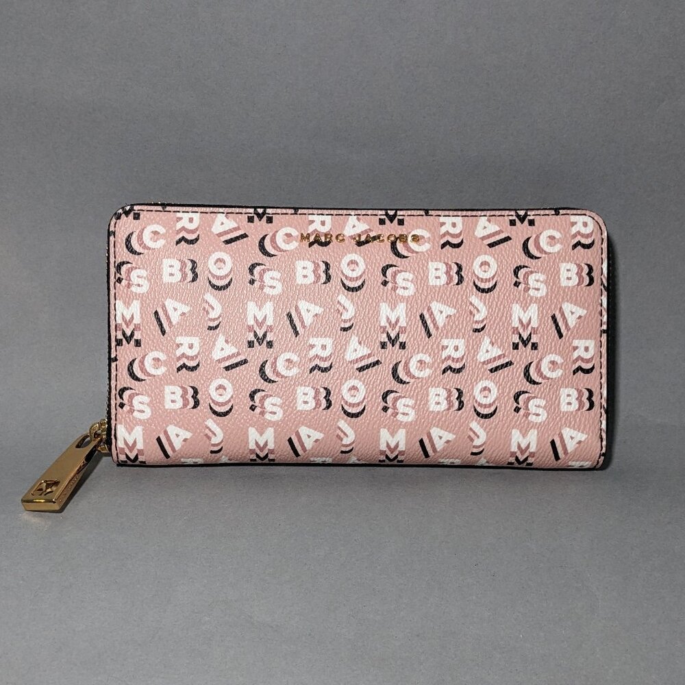 Marc Jacobs NWT Logo Print Continental Wallet Preowned